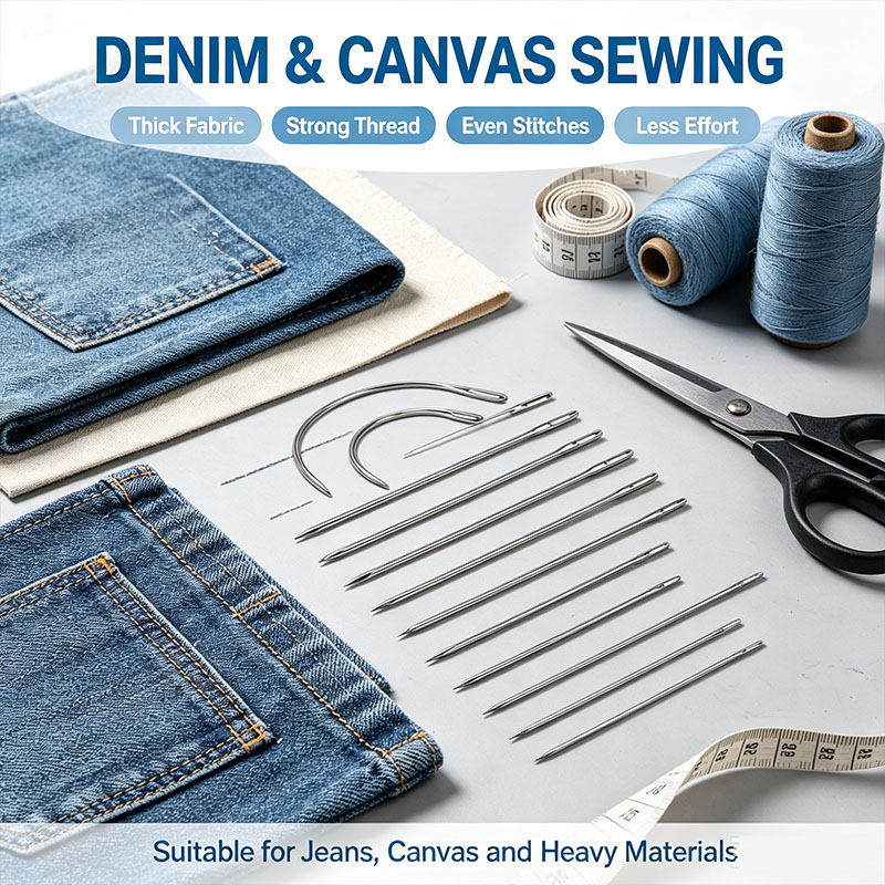 Leather Needle Heavy - Agulhas de Couro Curvas Reforçadas DIY