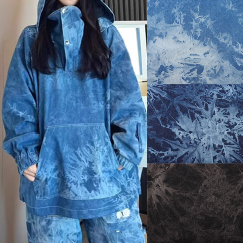 Sewing Tie Dye - 100% algodão tie-dye vestidos tecido jeans