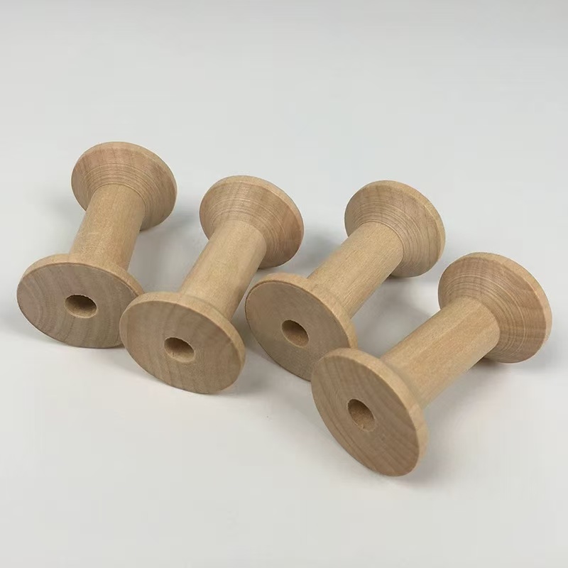 Thread Bobbins Empty - 5 pçs/lote 60x35mm natural vazio bobinas