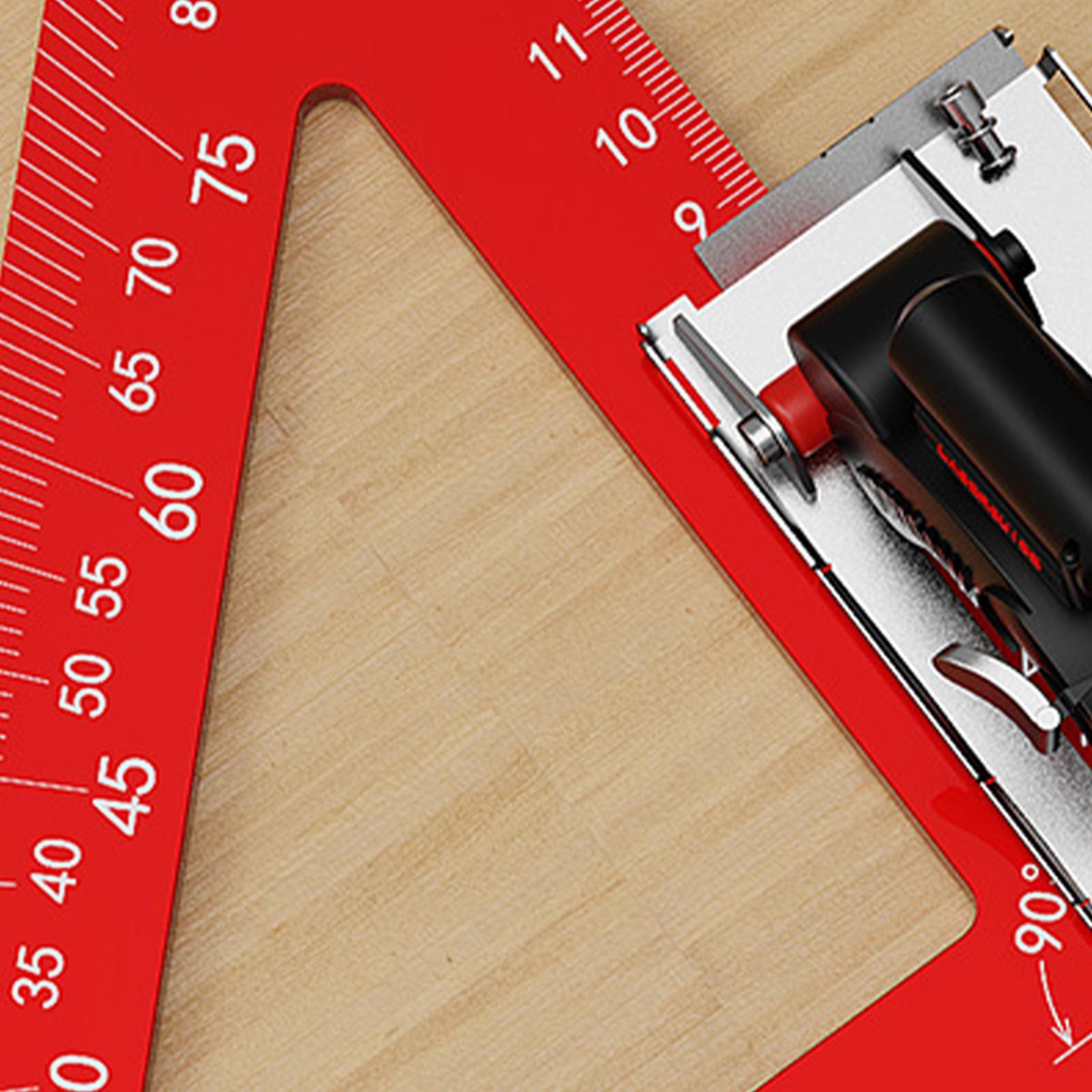 Quilting Ruler Square - Régua de fixação de carpinteiro, ângulo