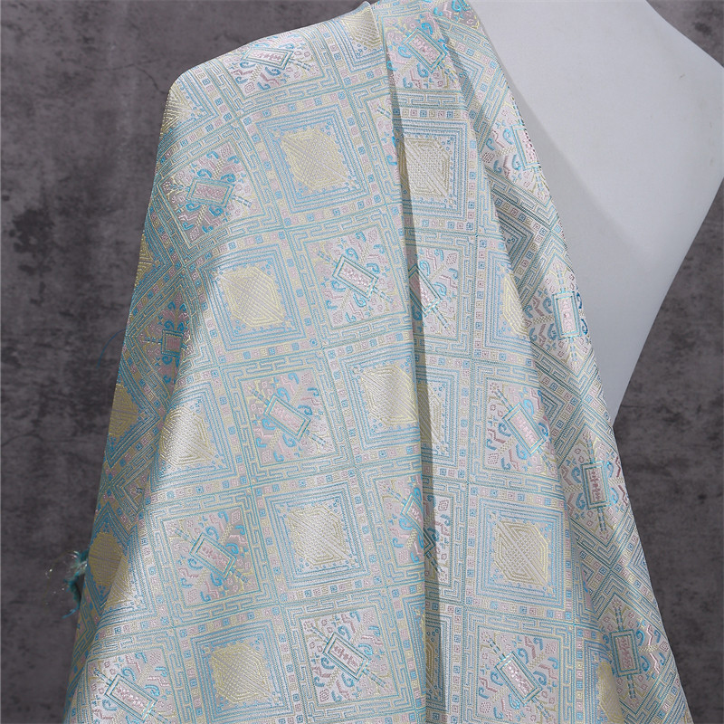 Sewing Fabric - Tecido de Seda Jacquard Brocado Estilo