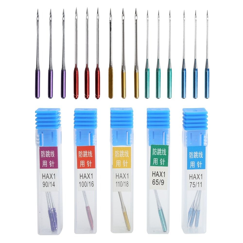 Twin Needle Stretch - 15 Agulhas de Costura Anti-Pulso com
