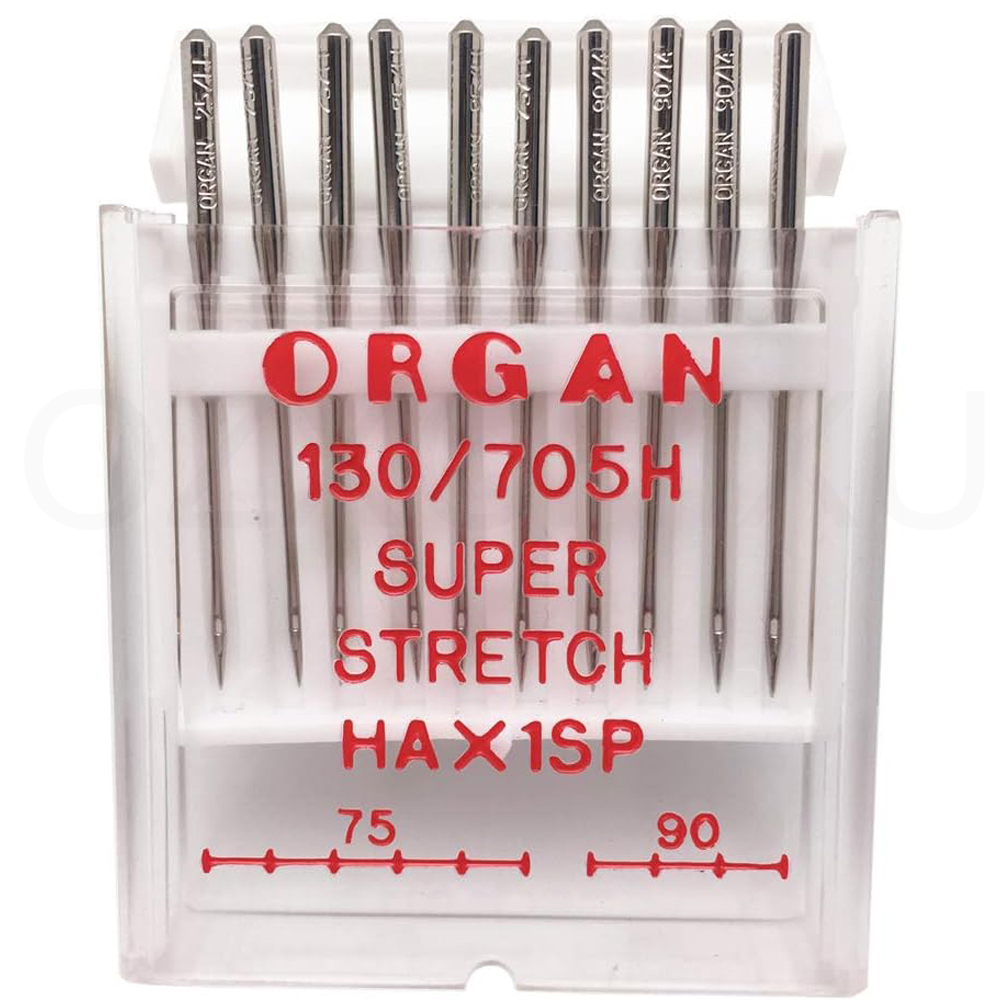 Twin Needle Stretch - 10 PCS Agulhas de Órgão Serger