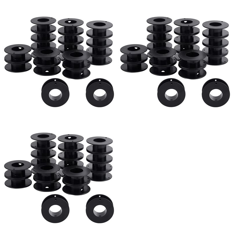 Thread Bobbins Empty - 60 Peças de Bobinas Vazias, 2.1X0.7