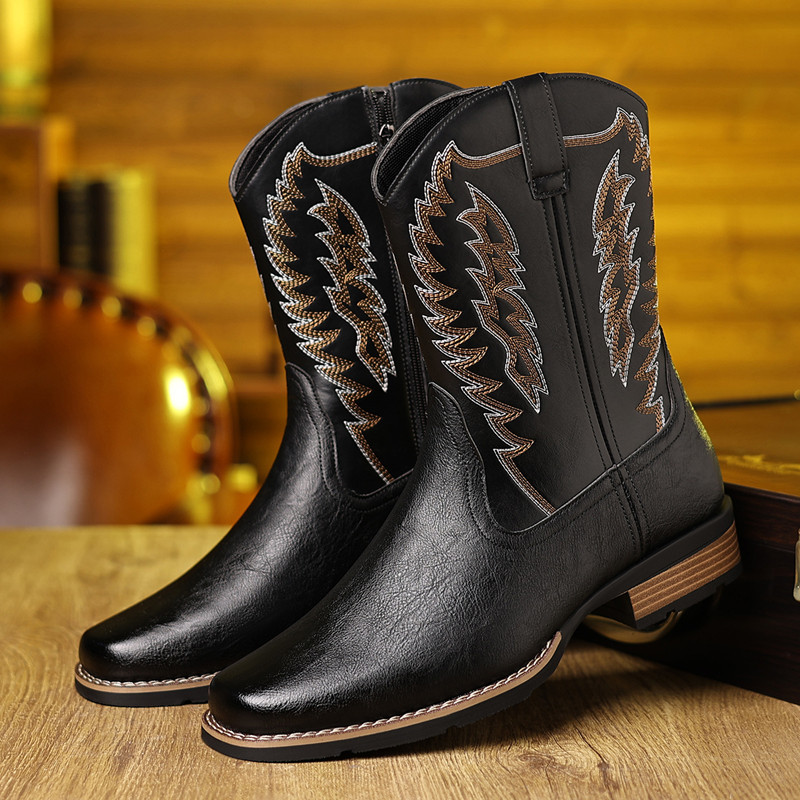 Botas de Cowboy Ocidentais Mas - Sewing Embroidery Fabric avaliação e preço