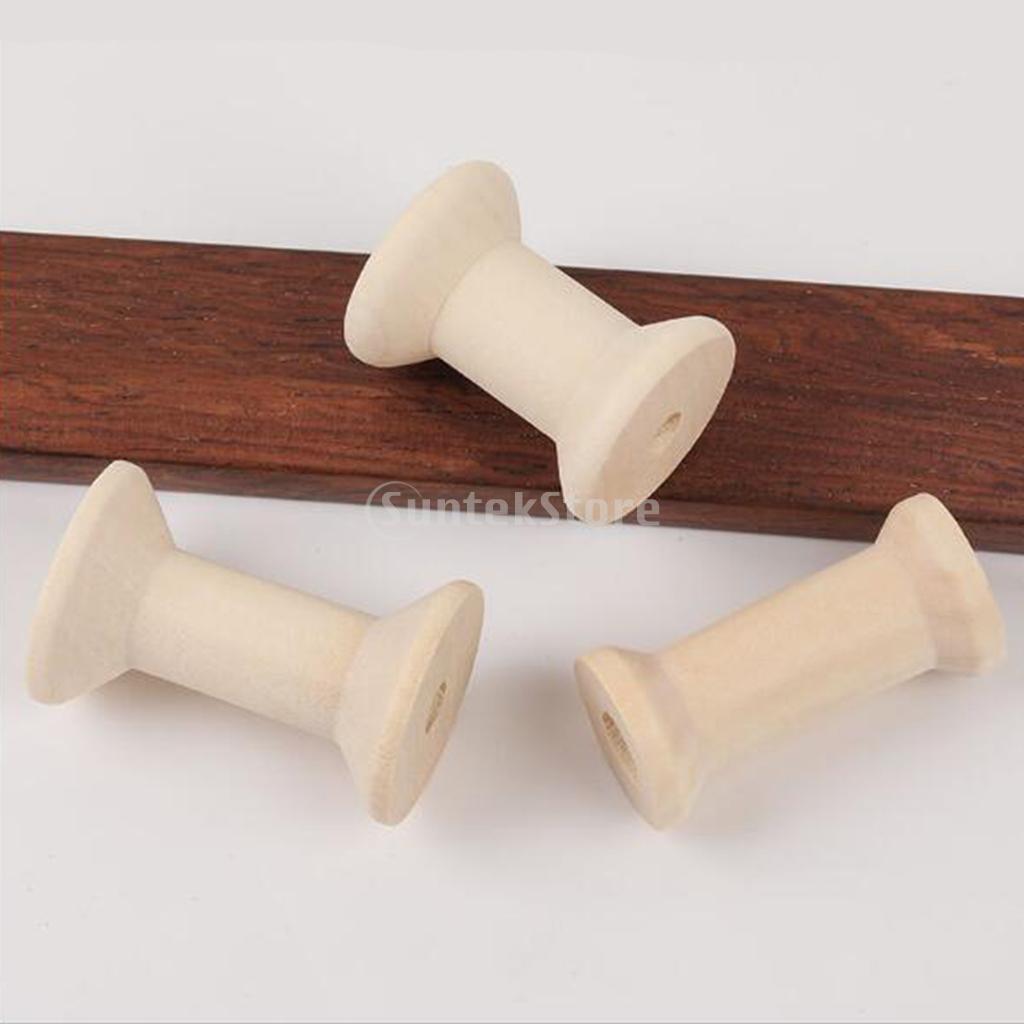 20 peças de Bobinas de Madeira - Thread Bobbins Empty avaliação e preço