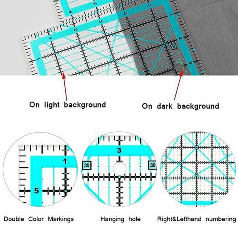Régua acolchoada acrílica com  - Quilting Ruler Square avaliação e preço