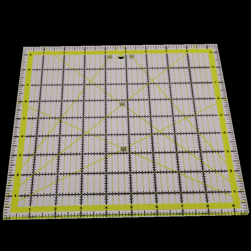 4 pçs quadrado acrílico estofa - Quilting Ruler Square avaliação e preço