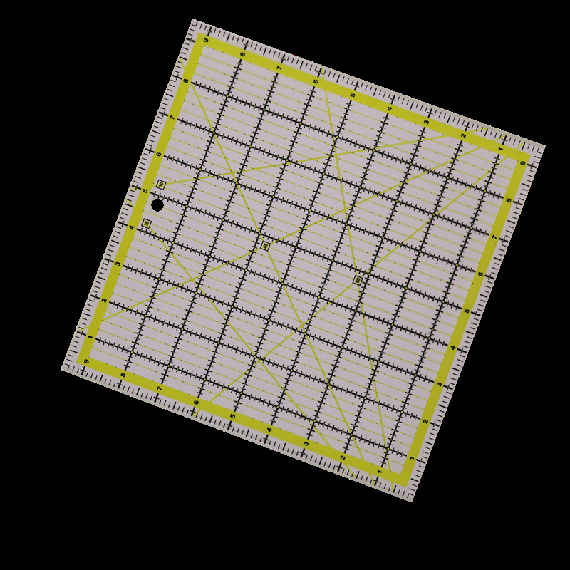 4 pçs quadrado acrílico estofa - Quilting Ruler Square avaliação e preço