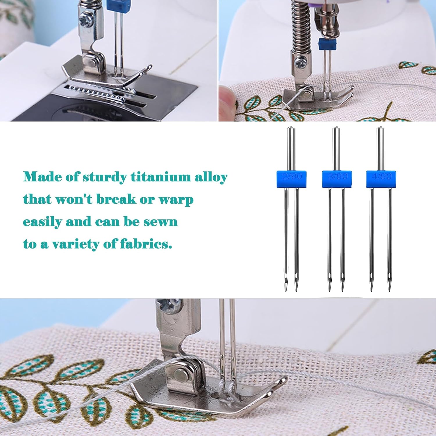 Agulhas duplas para máquina de - Twin Needle Stretch avaliação e preço