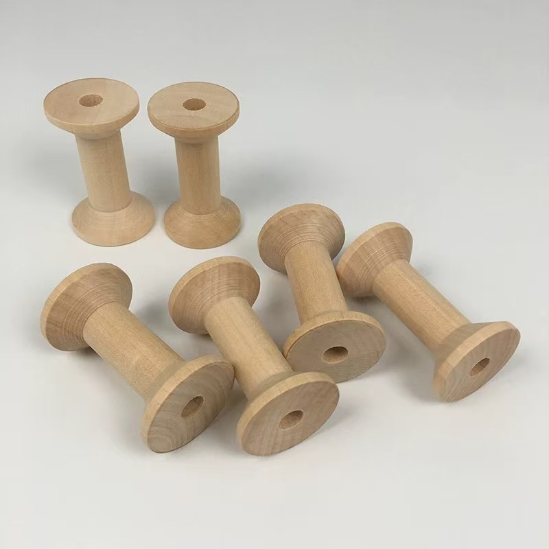 5 pçs/lote 60x35mm natural vaz - Thread Bobbins Empty avaliação e preço
