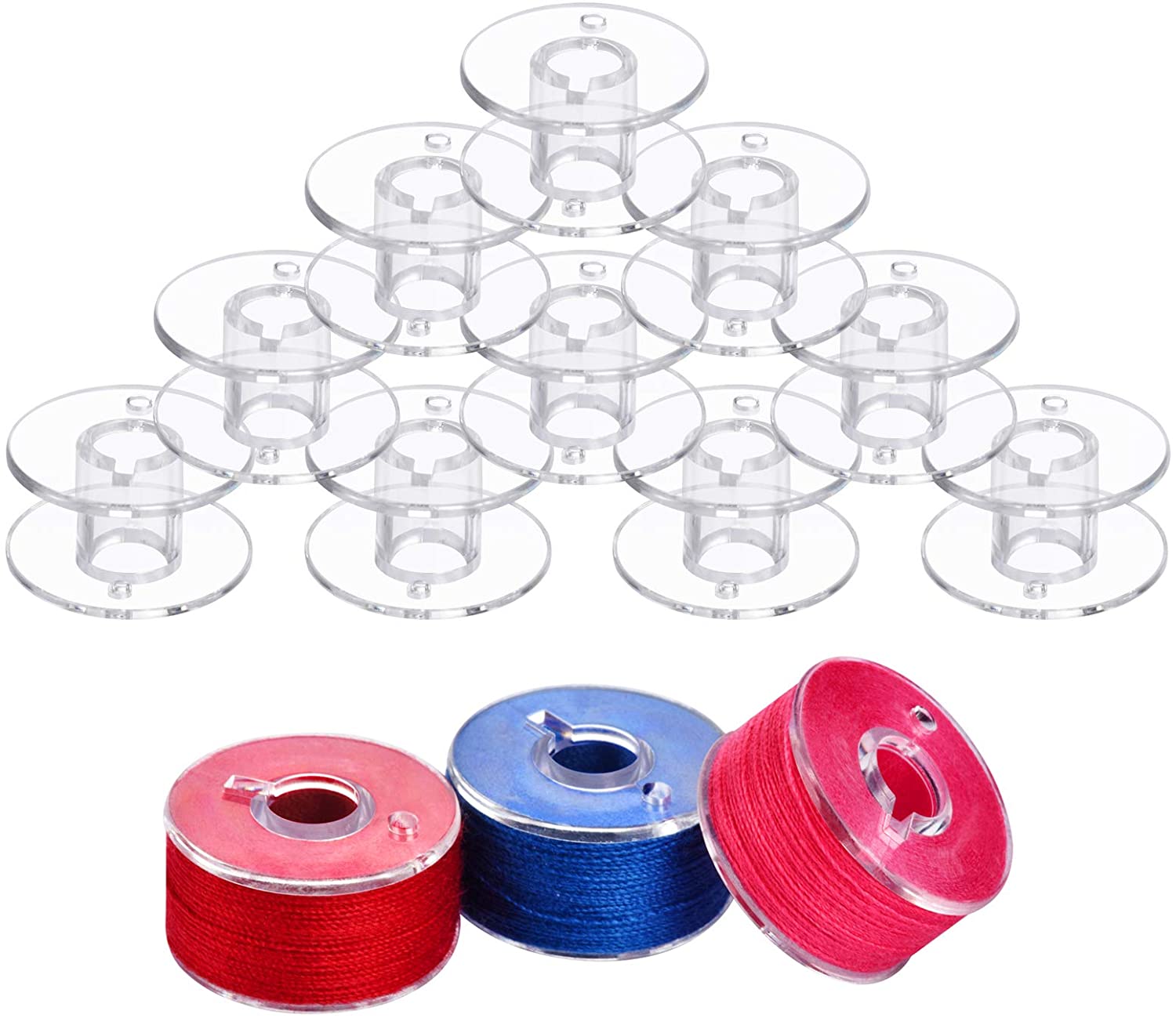 20/50 bobinas plásticas claras - Twin Needle Stretch avaliação e preço