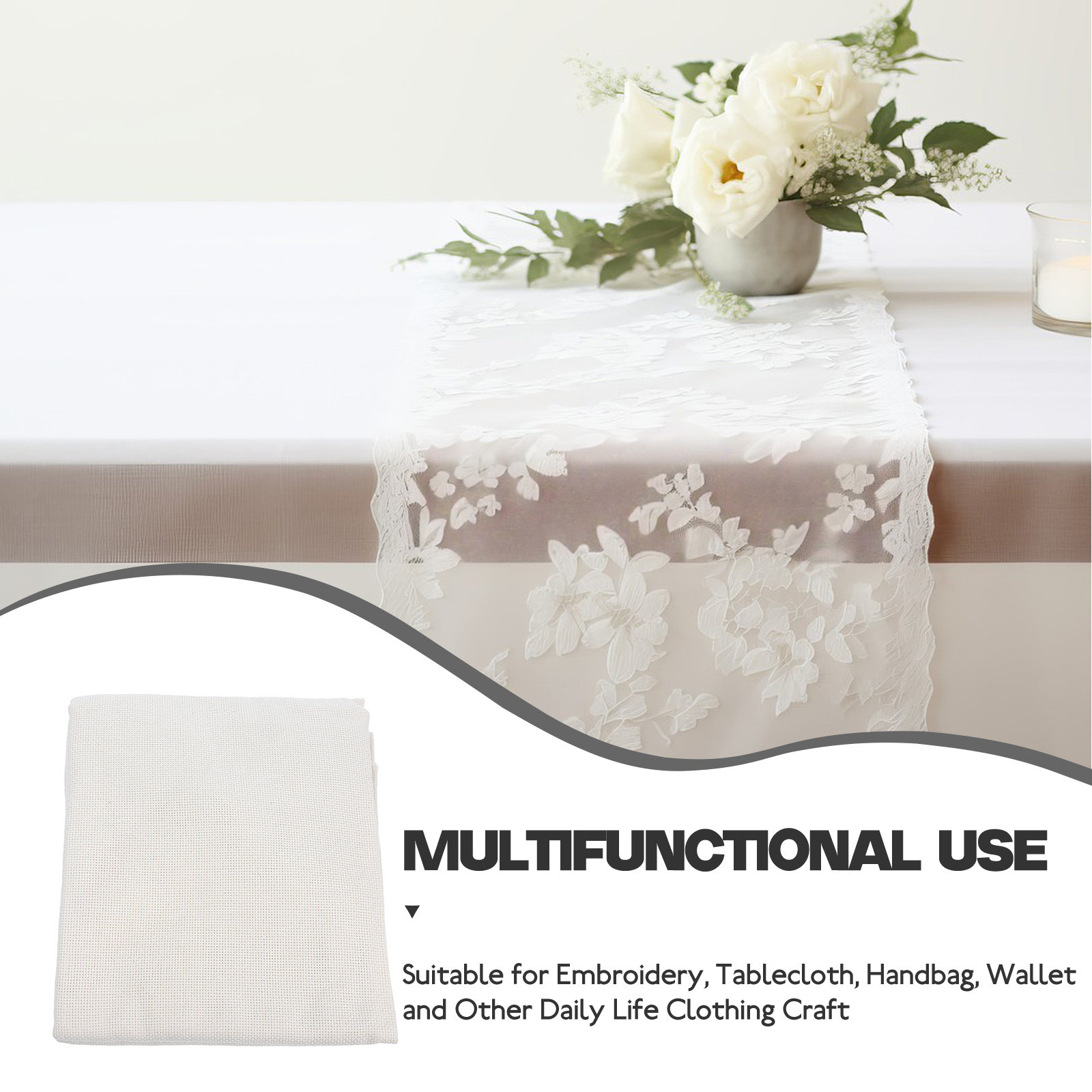 Tecido de Linho para Bordado M - Sewing Embroidery Fabric avaliação e preço