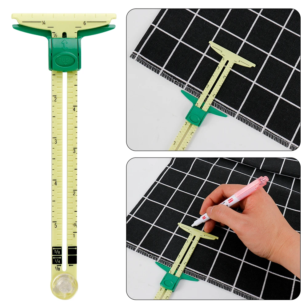 Régua de Costura 5 em 1: Medid - Quilting Ruler Square avaliação e preço