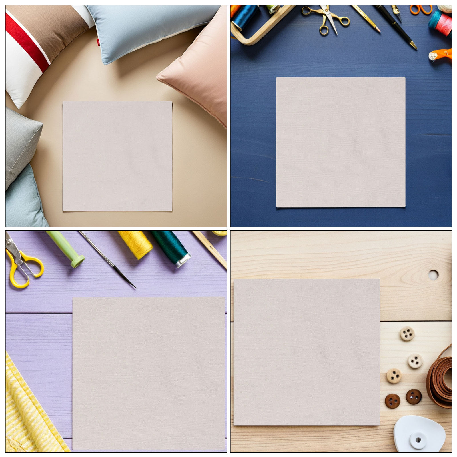 5 Peças de Tecido de Algodão e - Sewing Embroidery Fabric avaliação e preço