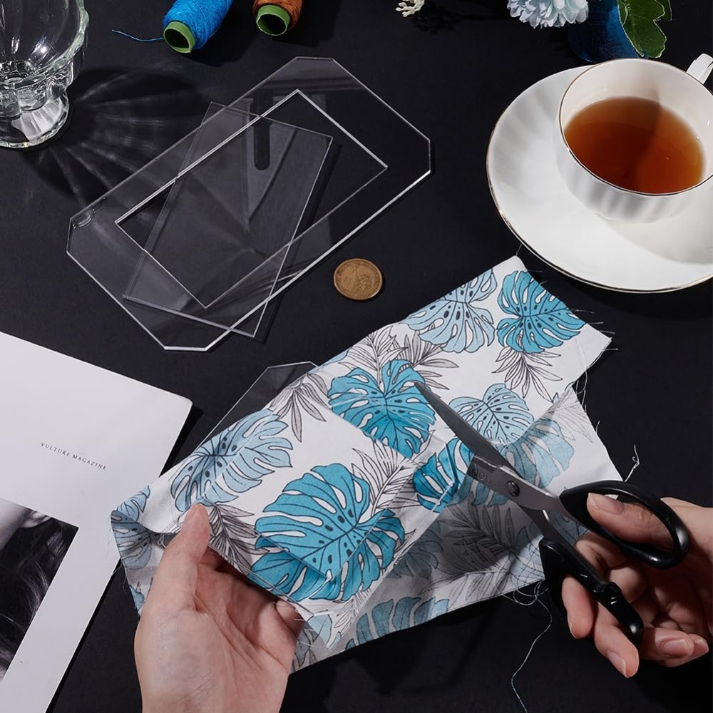 2 conjuntos de modelo de acolc - Quilting Ruler Square avaliação e preço