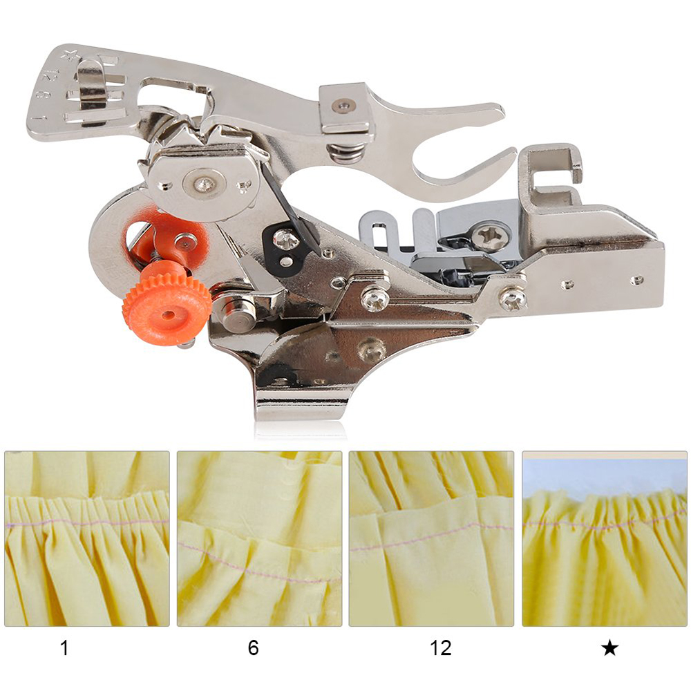 1 pçs ruffler pé máquina de co - Sewing Gathering avaliação e preço