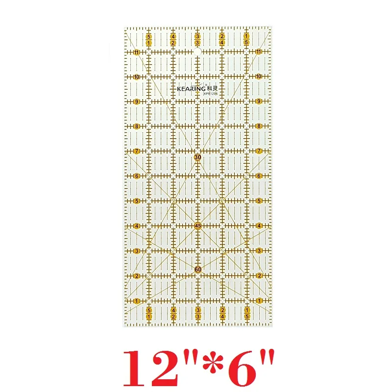 Régua acrílica de retalhos com - Quilting Ruler Square avaliação e preço