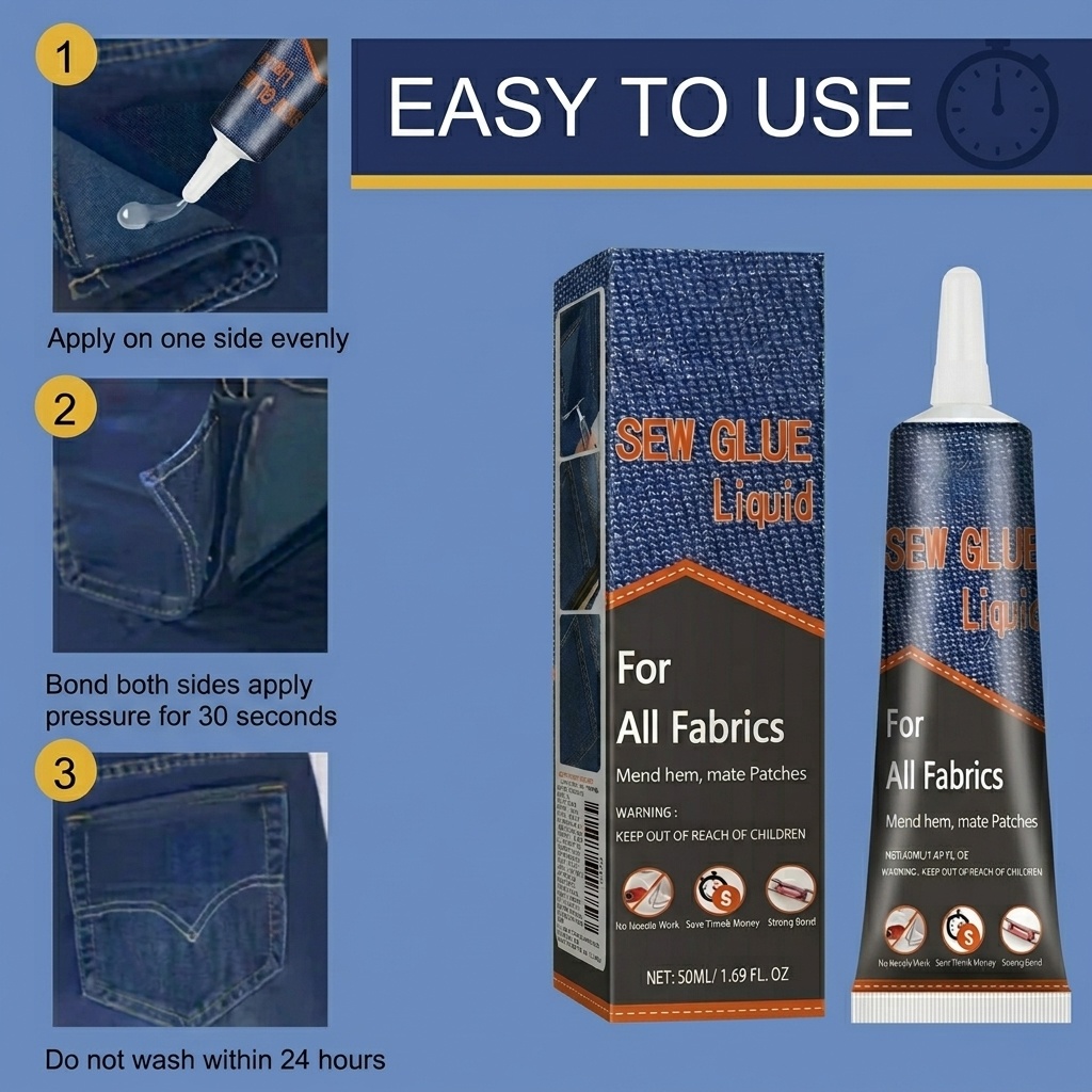 Cola para Tecido de 50ml, Seca - Sewing Repair avaliação e preço