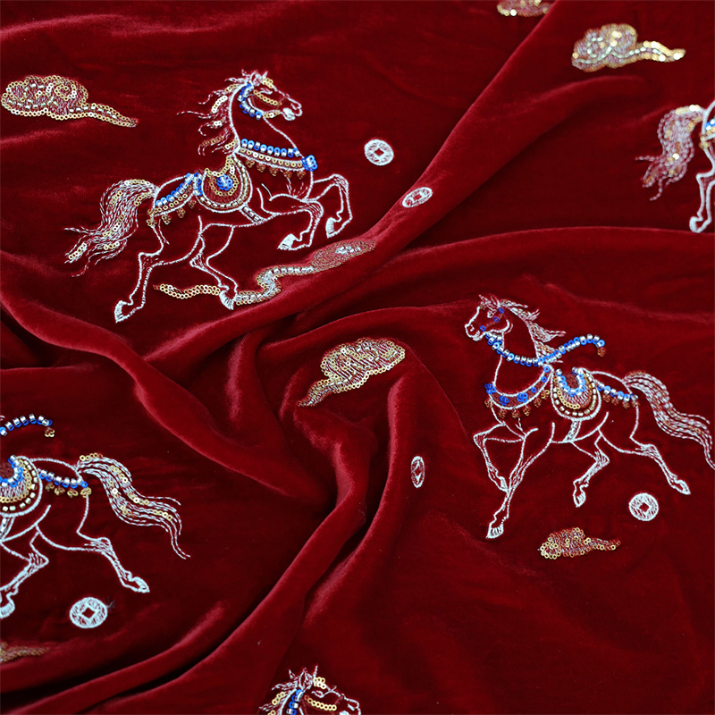 Outono/inverno grosso seda vel - Sewing Velvet Fabric avaliação e preço