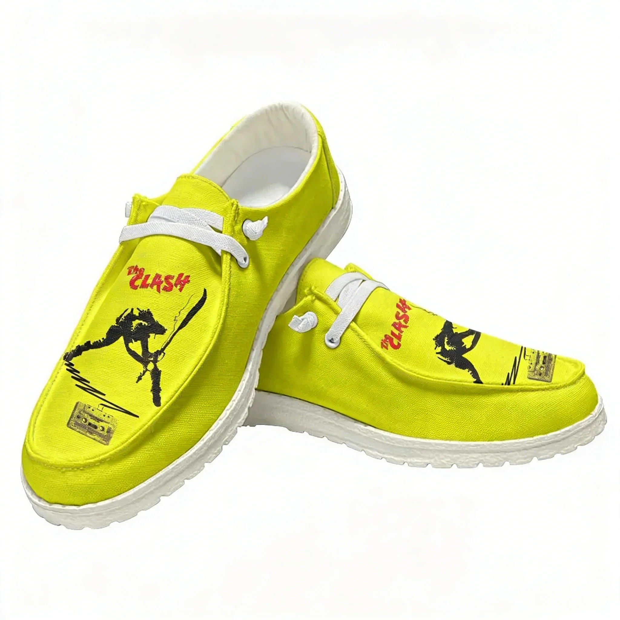 The Clash Rock Band Sapatos ca - Sewing Custom avaliação e preço