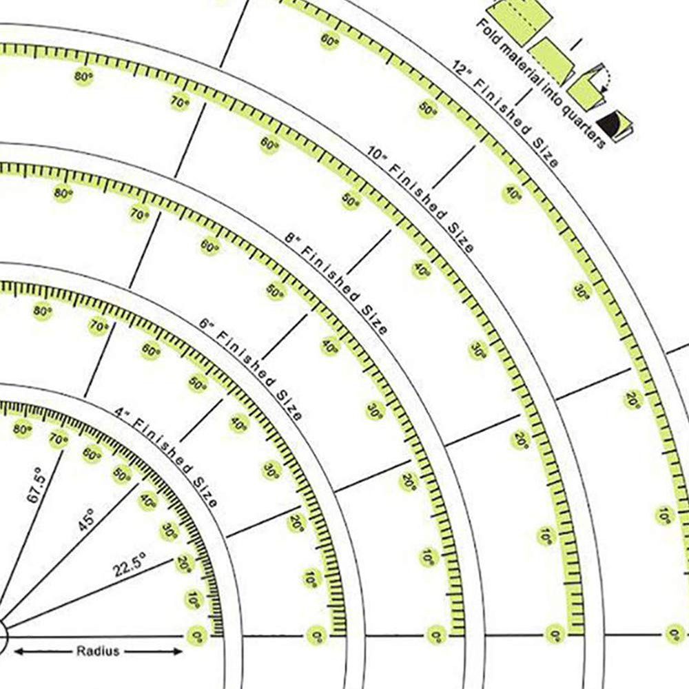 Régua acrílica de costura acol - Quilting Ruler Square avaliação e preço