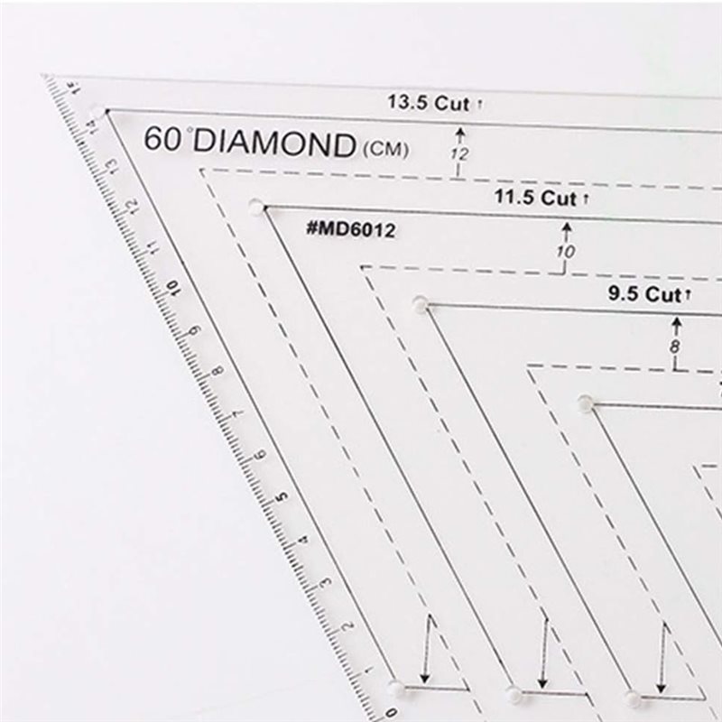 Conjunto de Réguas para Quilti - Quilting Ruler Square avaliação e preço