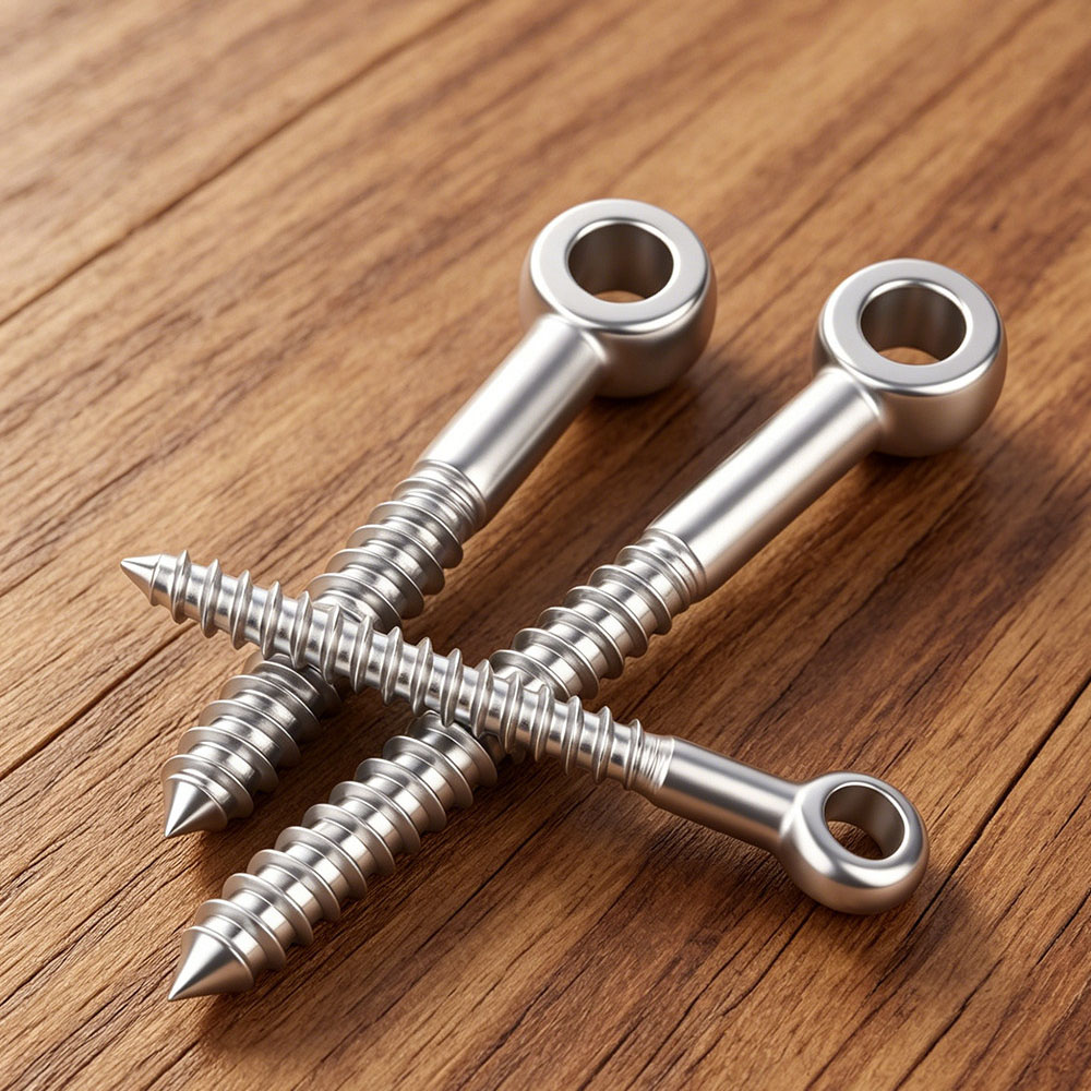 Parafusos de Olhal em Aço Inox - Hook Eye Fastener avaliação e preço