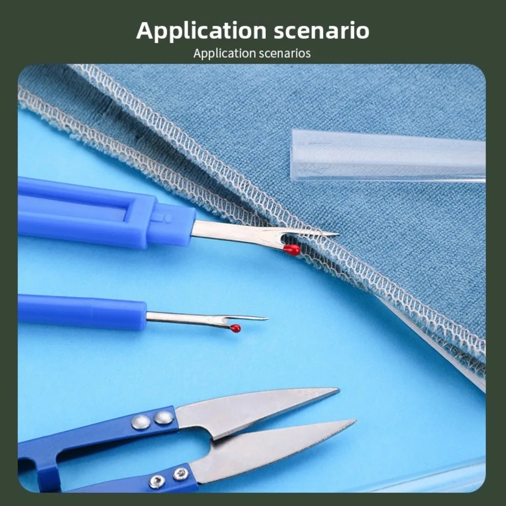 Kit de Costura Azul 5 Peças: D - Sewing Repair avaliação e preço