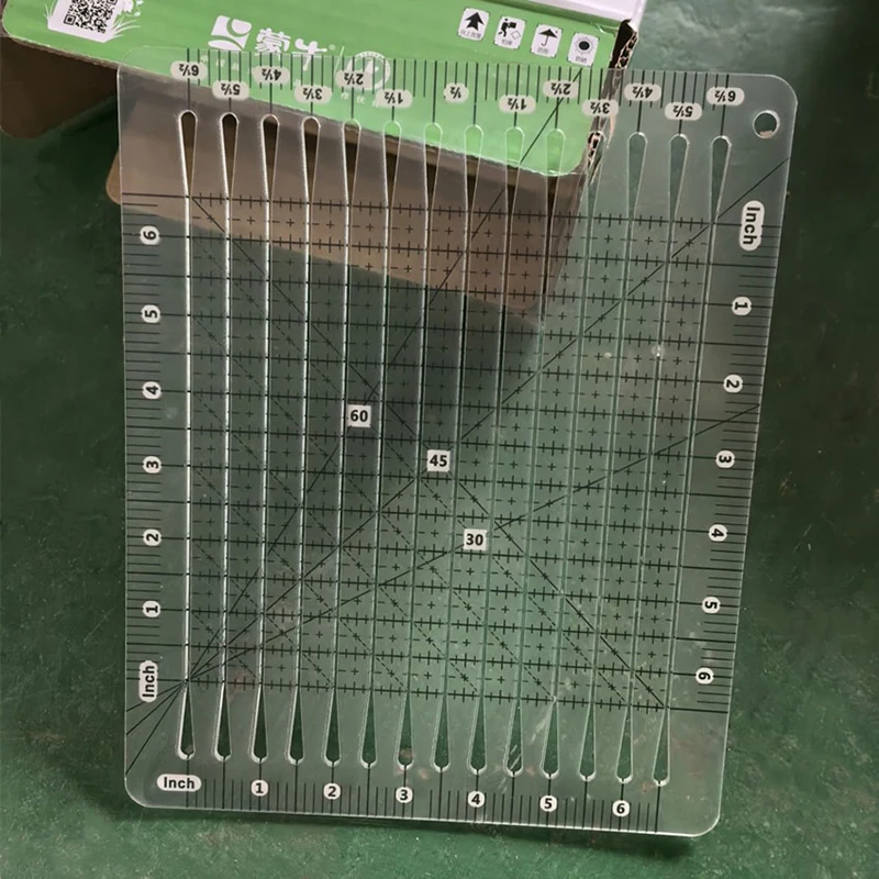 Régua de corte de colcha 5 em  - Quilting Ruler Square avaliação e preço