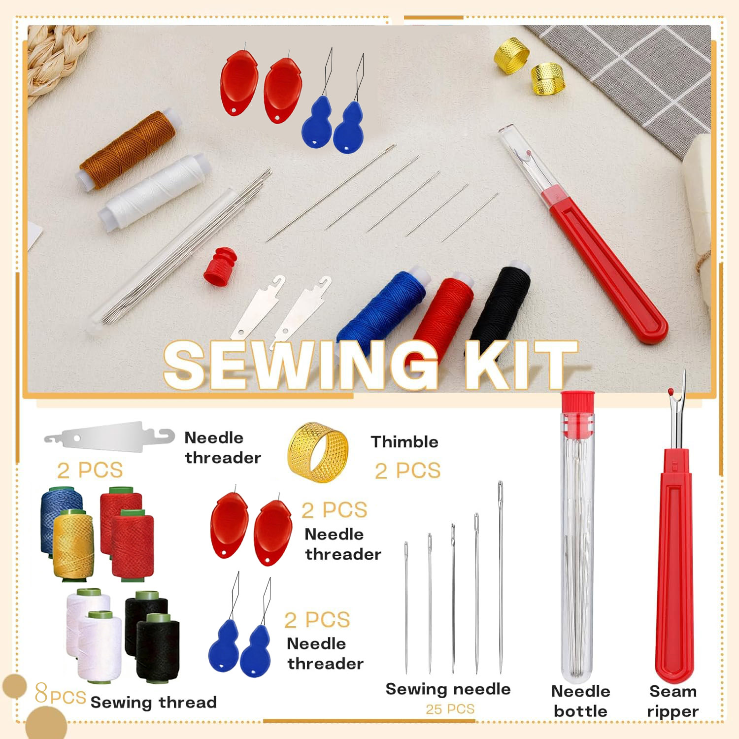 Kit de Agulhas de Costura com  - Sewing Repair avaliação e preço