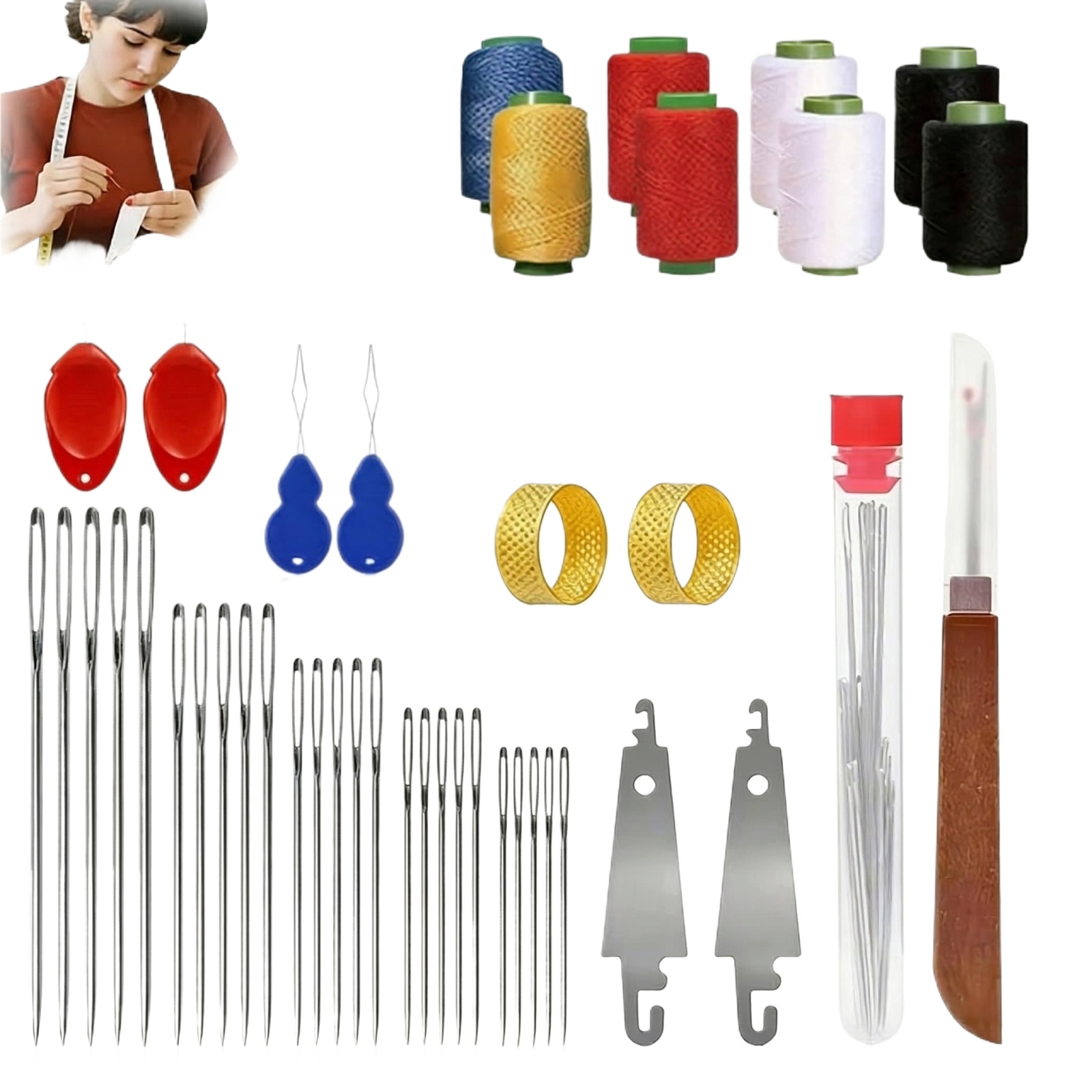Kit de Agulhas de Costura com  - Sewing Repair avaliação e preço