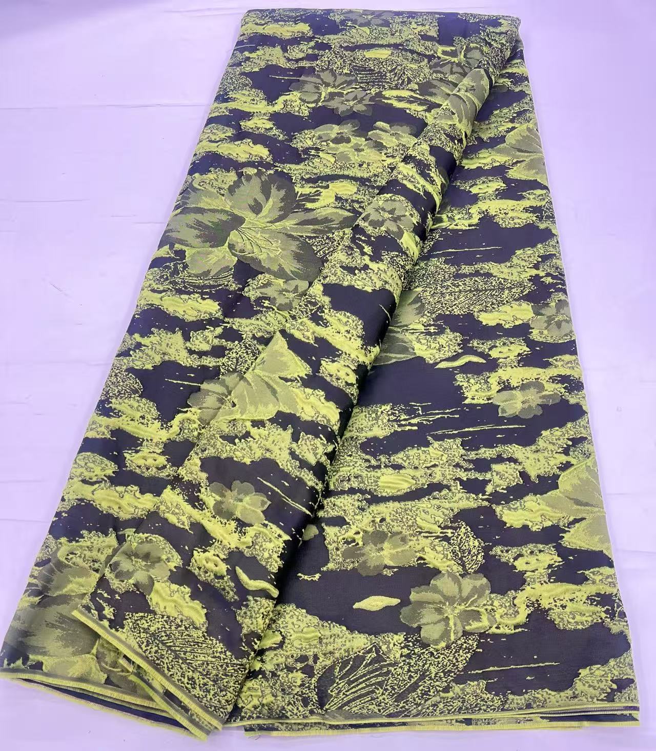 Tecido de Renda Brocada Africa - Sewing Fabric avaliação e preço