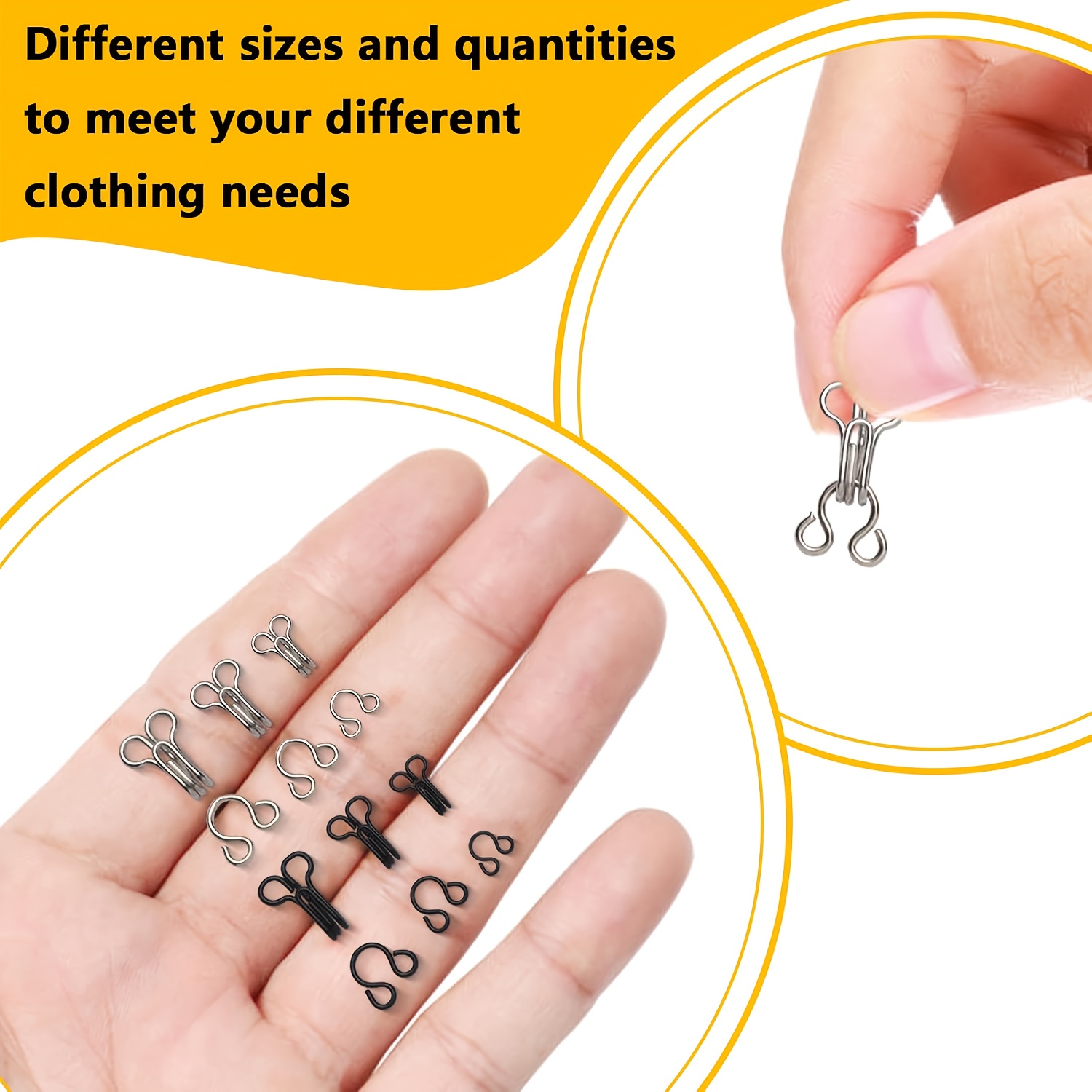 Conjunto de Colares Invisíveis - Hook Eye Fastener avaliação e preço