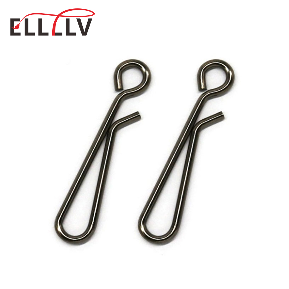 100 pçs de pesca em água salga - Hook Eye Fastener avaliação e preço