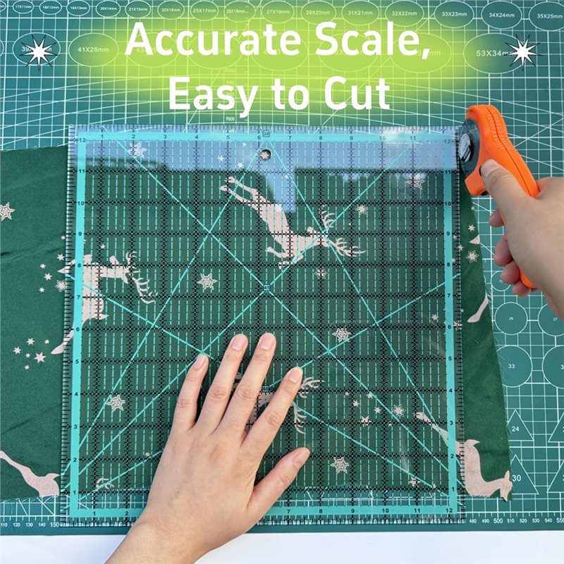 Régua de Colarinho A25F-Azul c - Quilting Ruler Square avaliação e preço