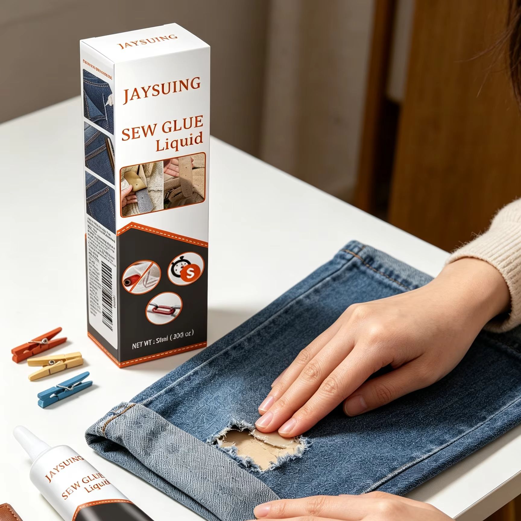 Cola para Costura Jaysuing, Re - Sewing Repair avaliação e preço