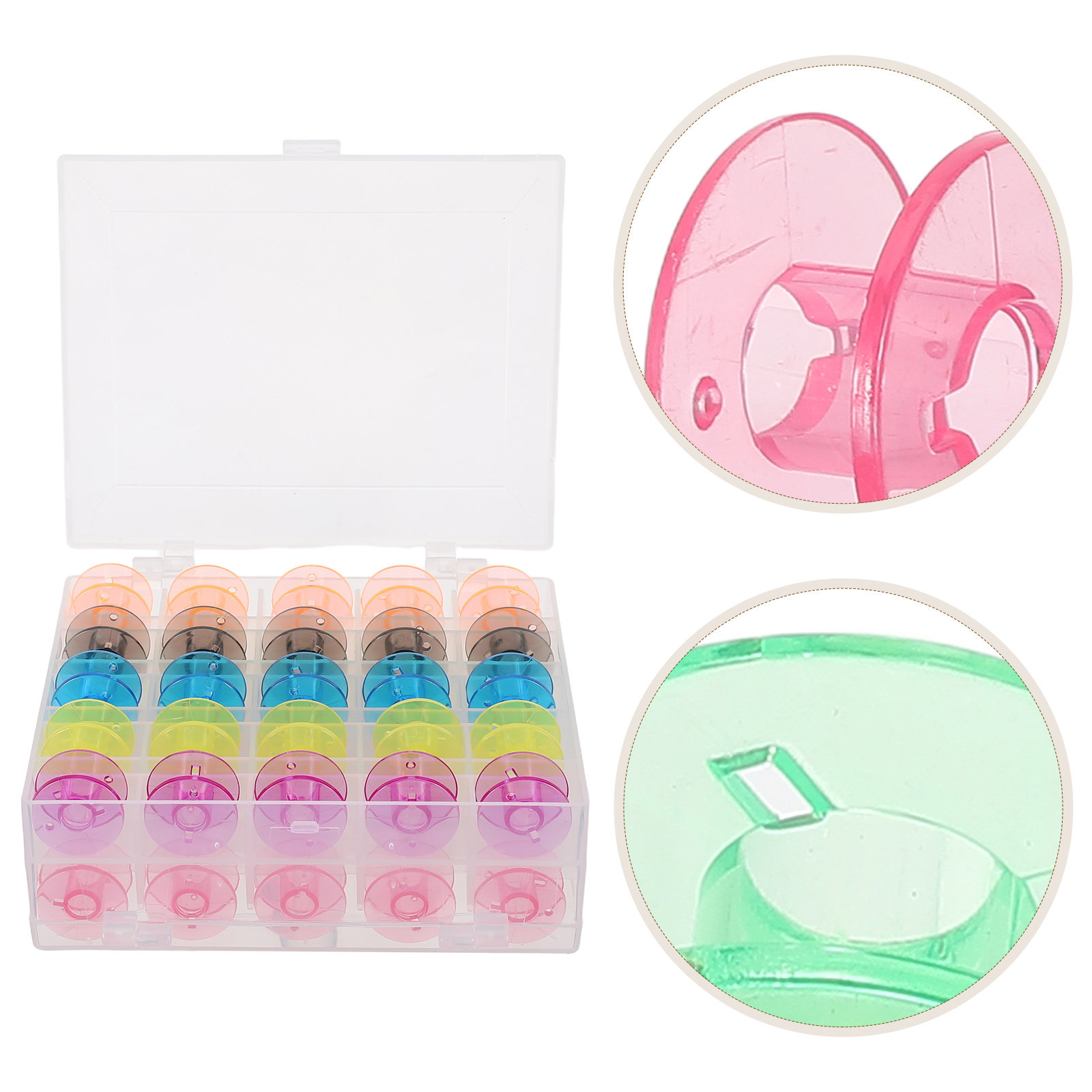 50 Peças de Bobinas para Máqui - Thread Bobbins Empty avaliação e preço