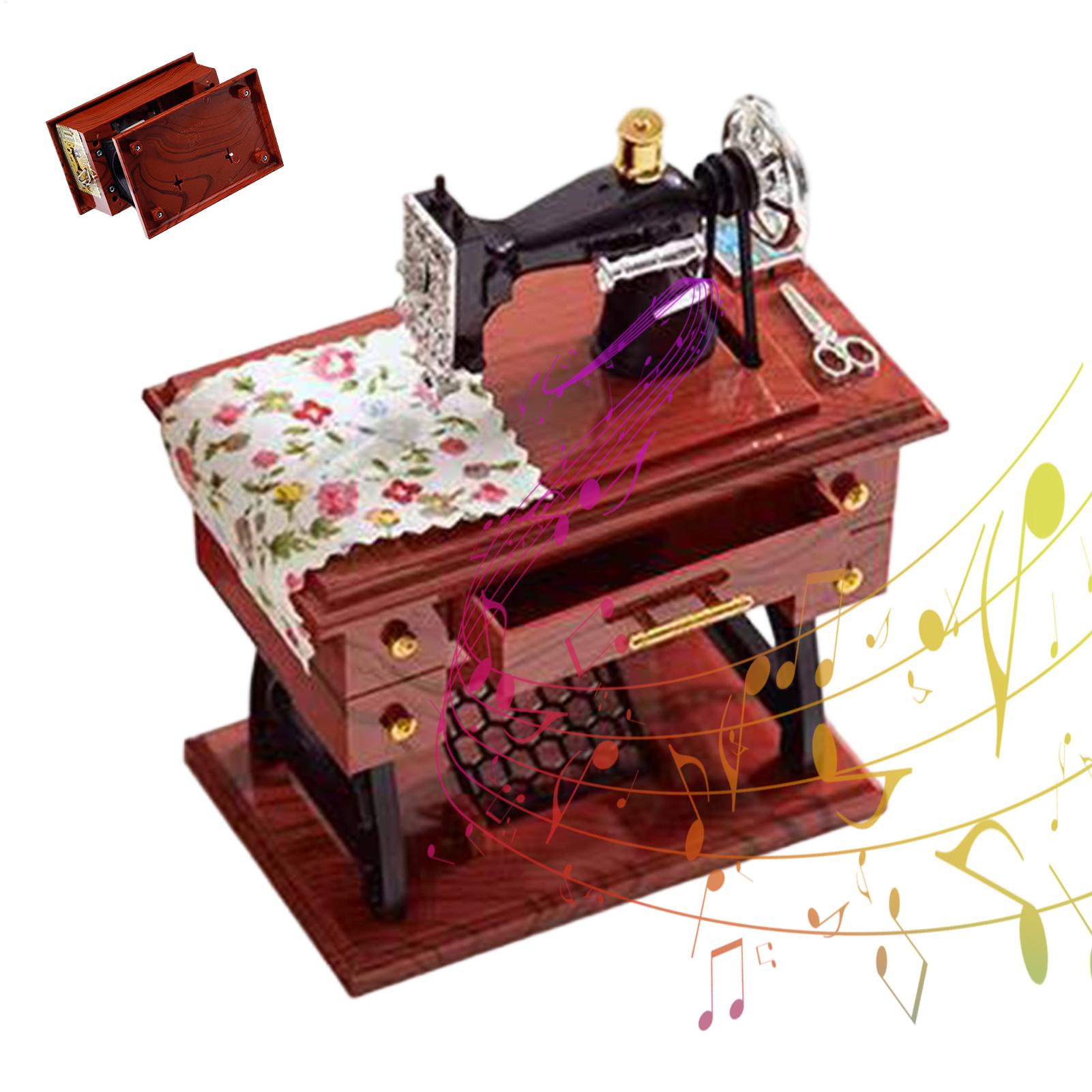 Caixa de Música Mini Máquina d - Sewing Gathering avaliação e preço
