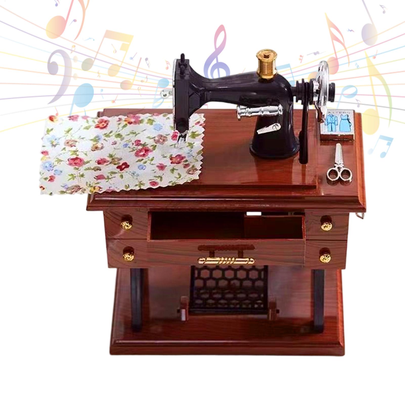 Caixa de Música Mini Máquina d - Sewing Gathering avaliação e preço