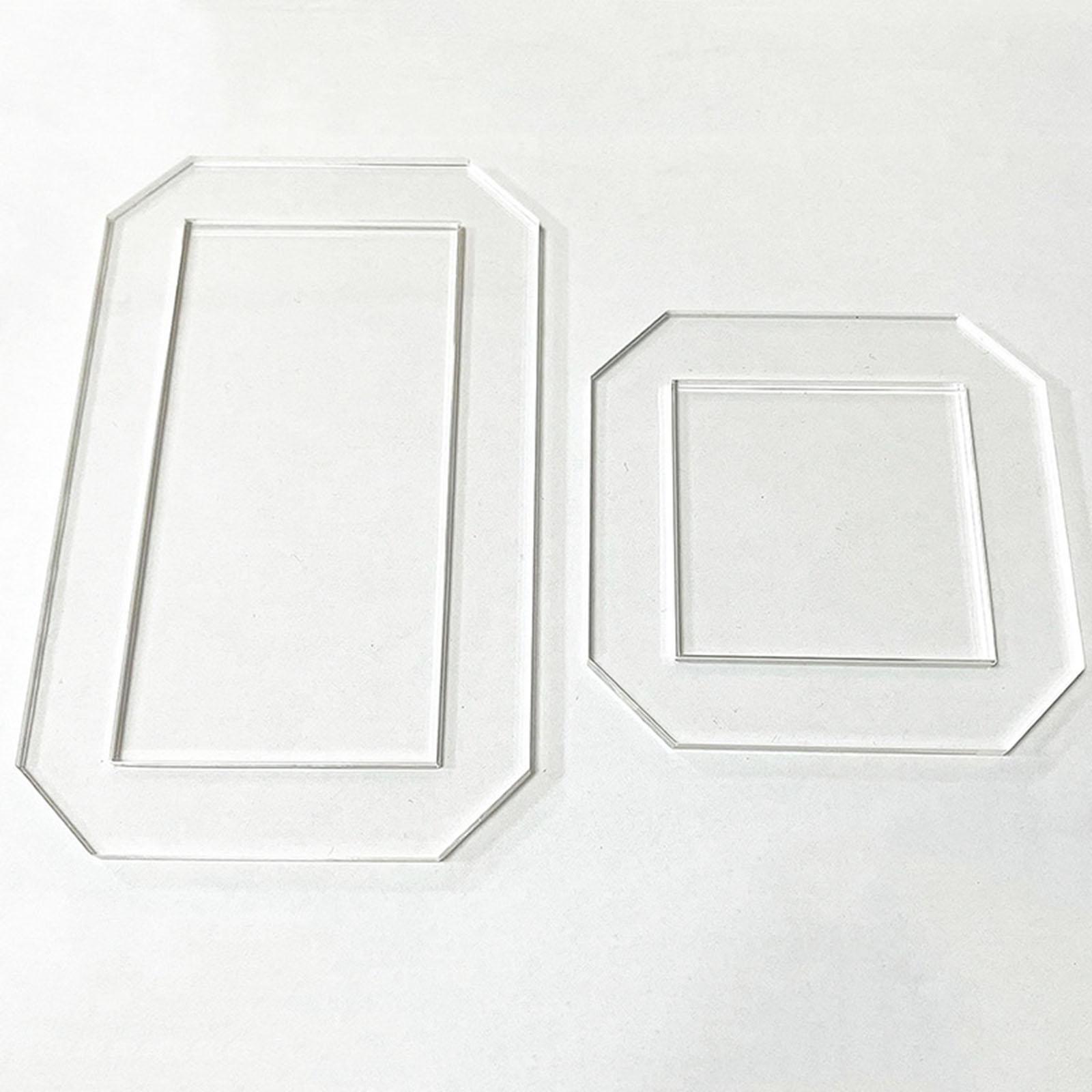 2 Peças de Moldes para Quiltin - Quilting Ruler Square avaliação e preço