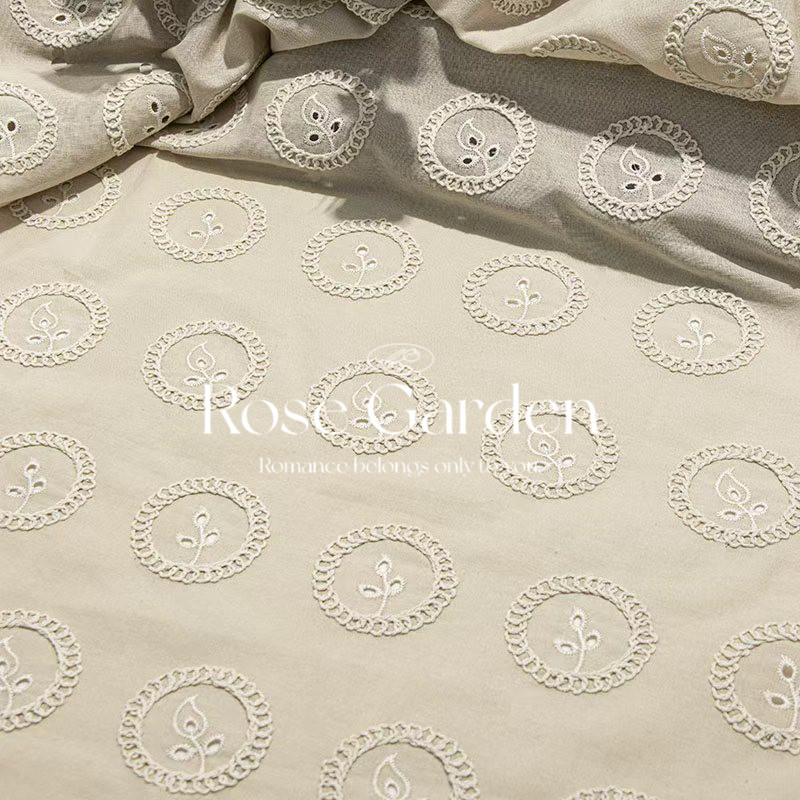 Tecido Floral Bordado com Pont - Sewing Fabric avaliação e preço