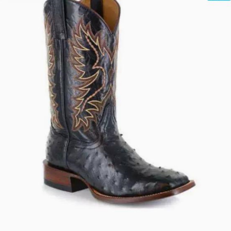 Botas Masculinas Altas com Bor - Sewing Embroidery Fabric avaliação e preço