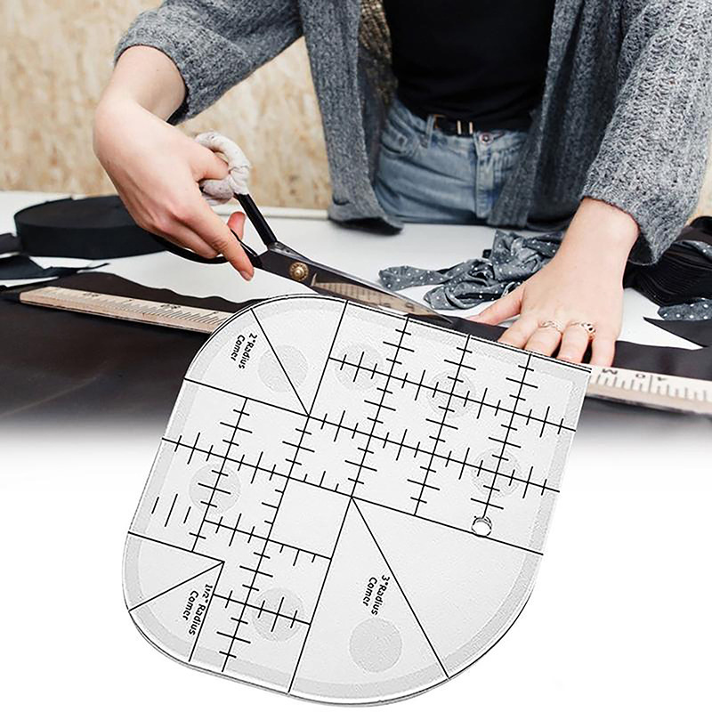 Cortador de canto curvo colcha - Quilting Ruler Square avaliação e preço