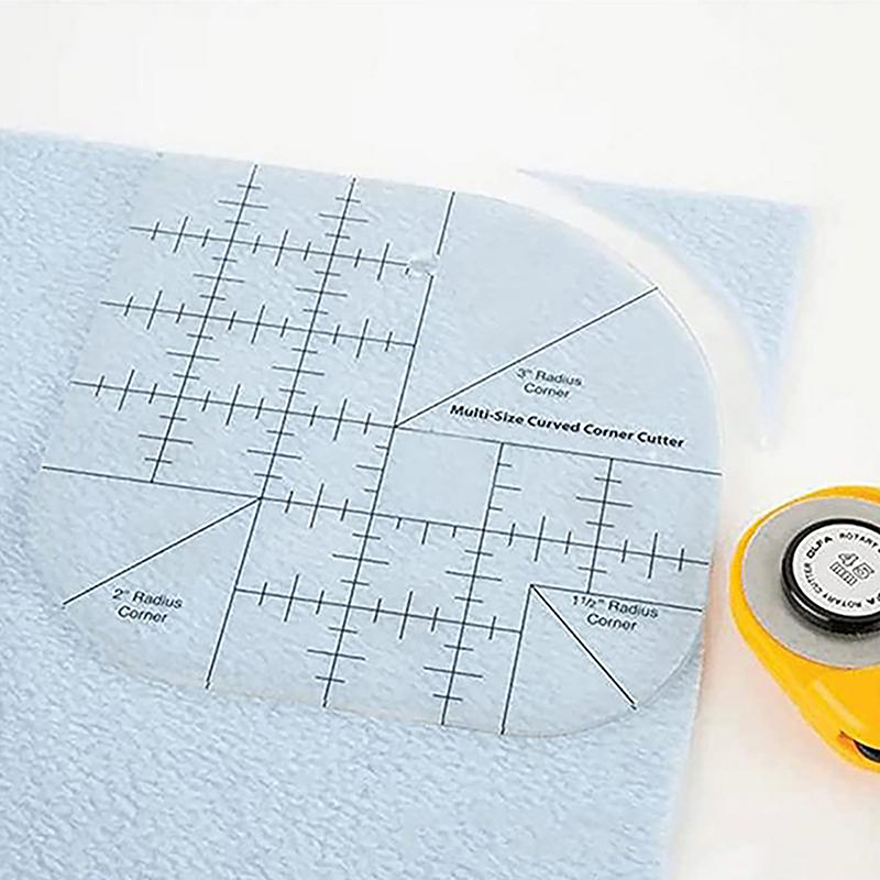 Cortador de canto curvo colcha - Quilting Ruler Square avaliação e preço